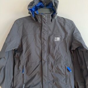 Karrimor Kids Gray Jacket with Blue Accents